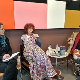 Aline Araujo, Roseana Murray e Noni Ostrower