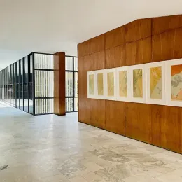 Políptico do Itamaraty, de Fayga Ostrower, em Brasília OBS aqui tem que entrar o crédito do fotógrafo (Foto: Coorden