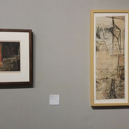 Obras de Fayga na exposição no Paço Imperial-RJ