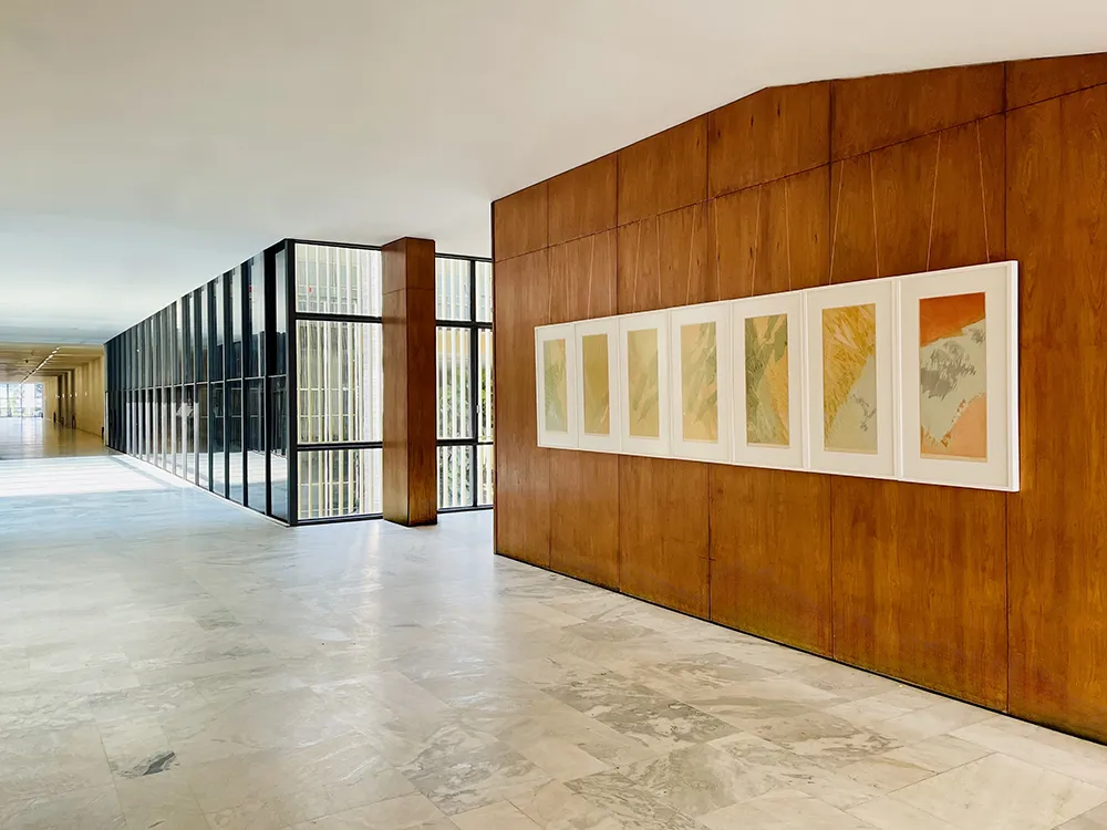 Poliptico do Itamaraty - obra de Fayga Ostrower