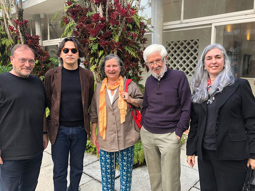 João Fernandes, Diretor Artístico, Eucanaã Ferraz, curador, Noni, Frederico Morais crítico, Lilian Sampaio Ateleir T