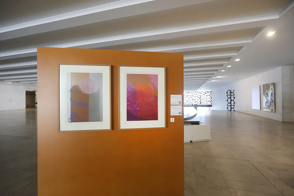 Duas serigrafias de Fayga Ostrower - FUNRAG-MRE