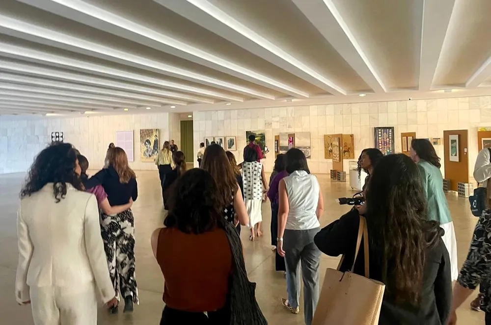 Visita das servidoras do Ministério das Relações Exteriores - FUNRAG-MRE
