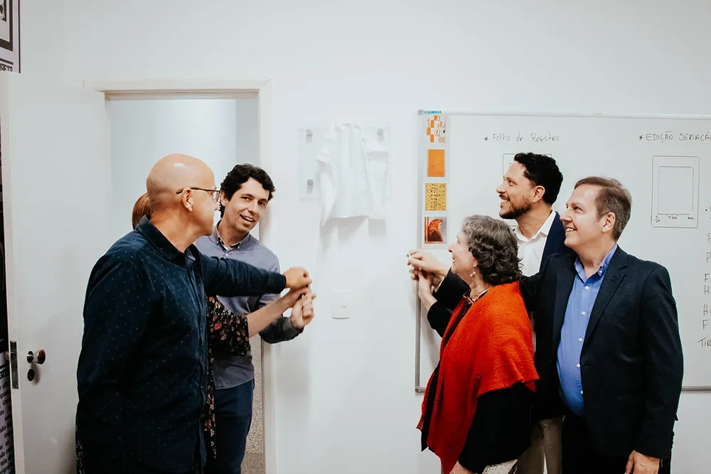 Inauguração da Oficina de gravura Ostrower