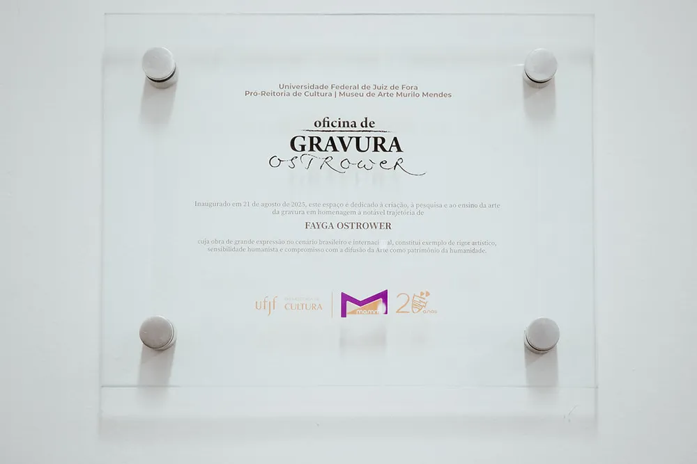 Placa Oficina de gravura Ostrower