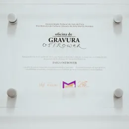 Placa Oficina de gravura Ostrower