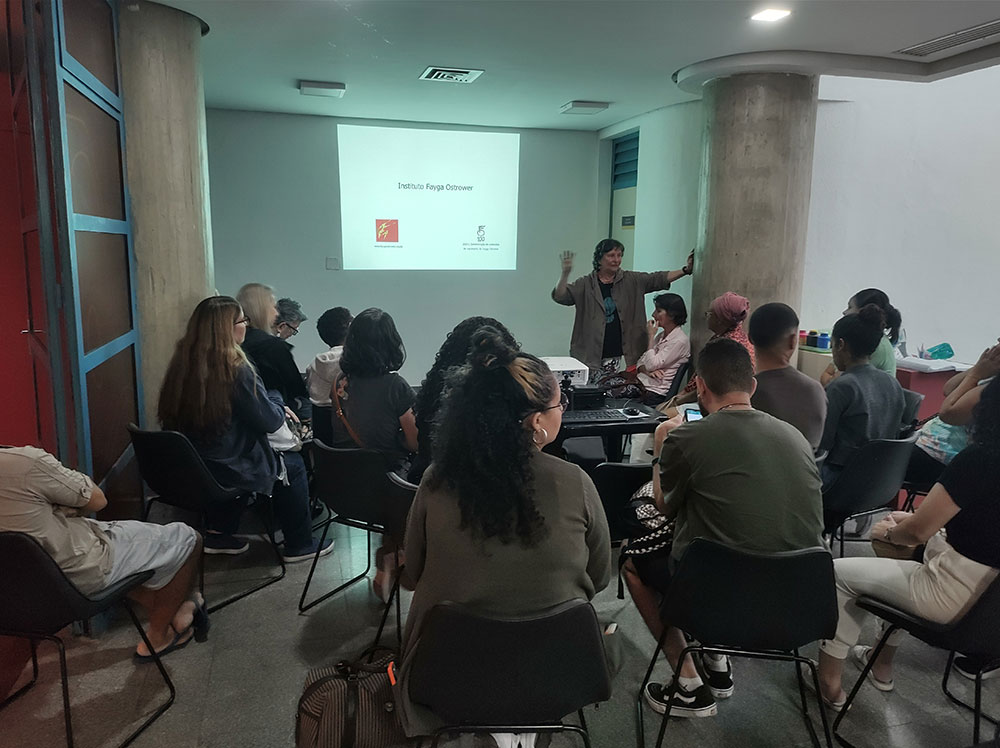 Roda de conversa sobre Fayga e o acervo do Instituto Fayga Ostrowe